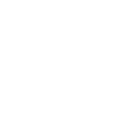Pixelated white cat head icon on a black background